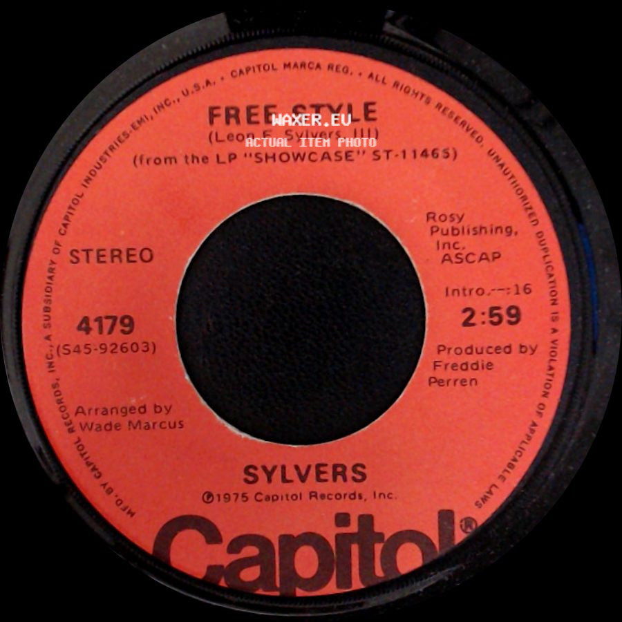 Sylvers - Boogie Fever / Free Style side B
