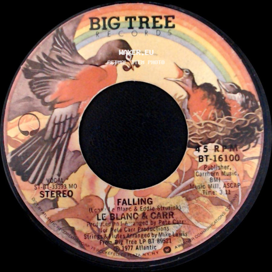Le Blanc & Carr - Falling / I Believe That We side A