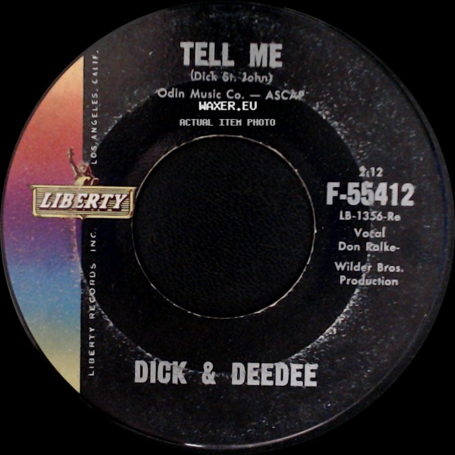 Dick & Deedee - Tell Me / Will You Always Love Me side A