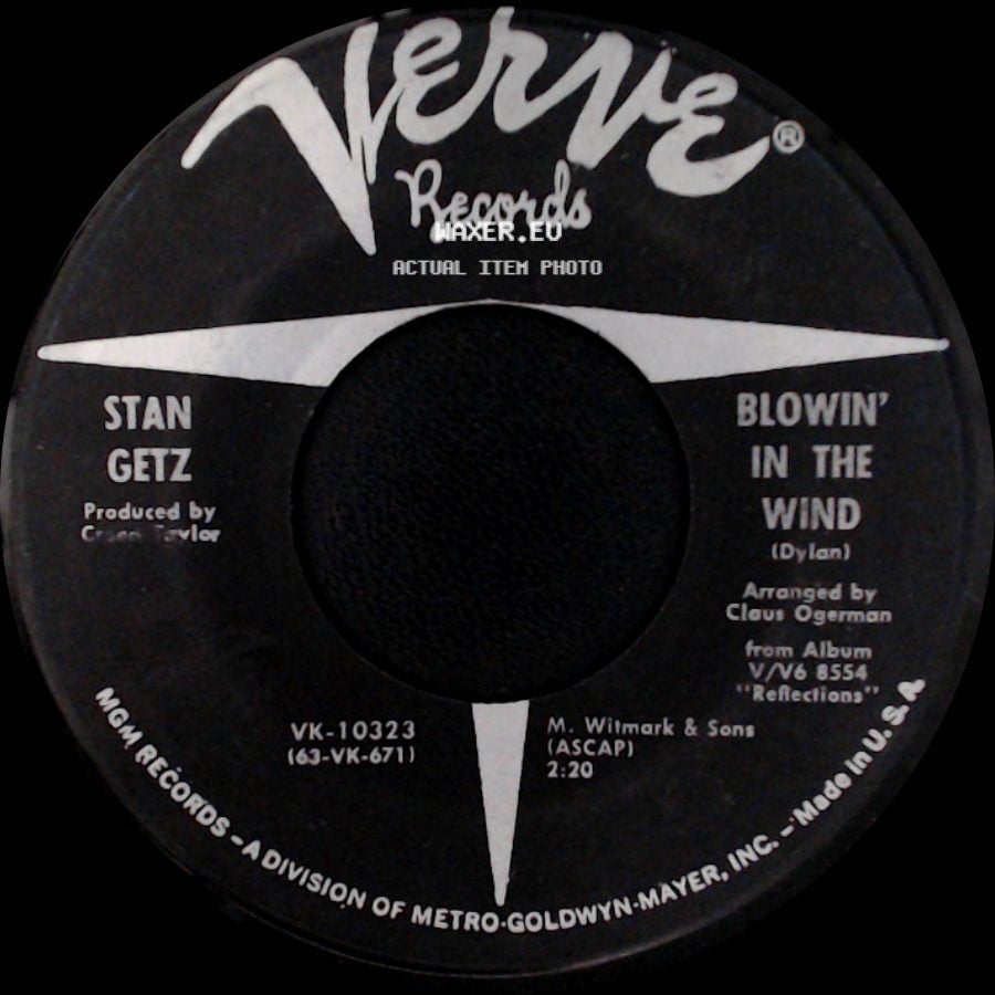 Astrud Gilberto / Stan Getz - The Girl From Ipanema / Blowin' In The Wind side B