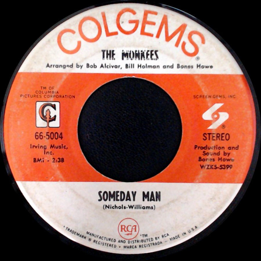 The Monkees - Someday Man / Listen To The Band side A