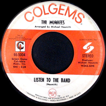 The Monkees - Someday Man / Listen To The Band side B