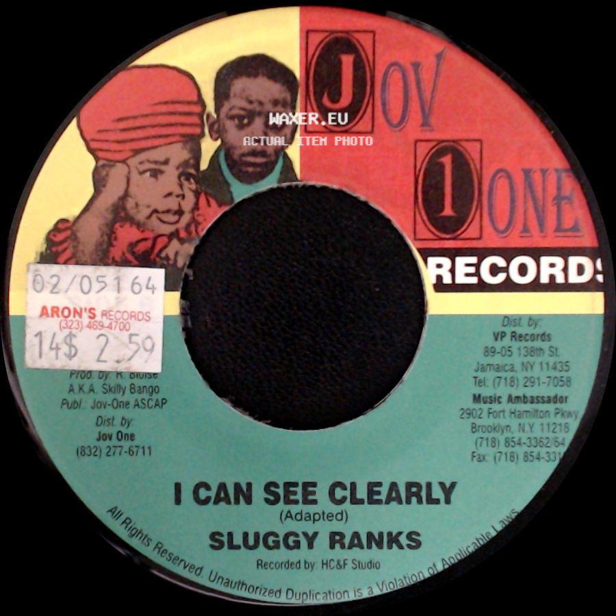 Sluggy Ranks - Civil War / I Can See Clearly side B