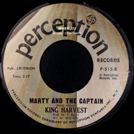 King Harvest - Marty And The Captain / Dancing In The Moonlight side A
