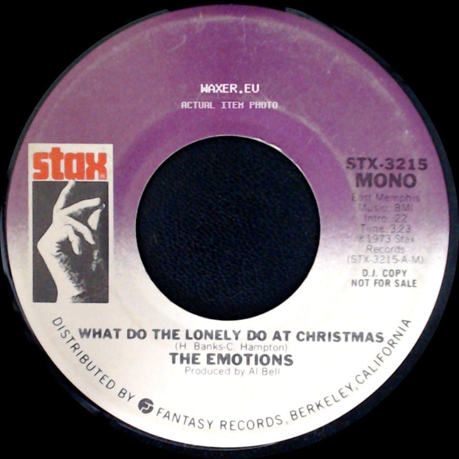 The Emotions - What Do The Lonely Do At Christmas / What Do The Lonely Do At Christmas side B