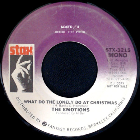 The Emotions - What Do The Lonely Do At Christmas / What Do The Lonely Do At Christmas side B
