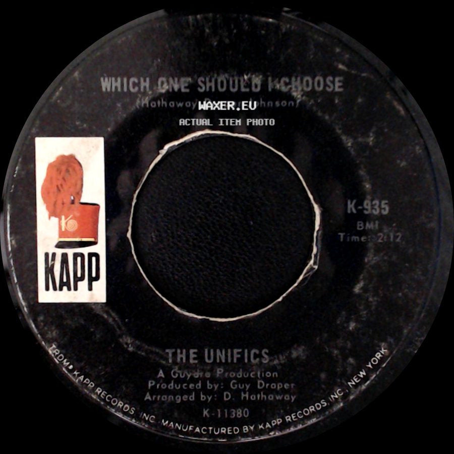 The Unifics - Court Of Love / Which One Should I Choose side B