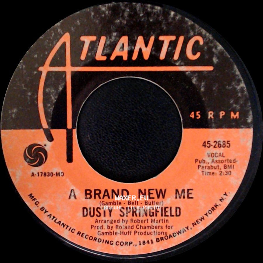 Dusty Springfield - Bad Case Of The Blues / Brand New Me side B