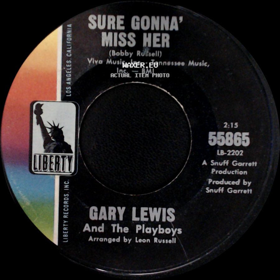 Gary Lewis And The Playboys - Sure Gonna' Miss Her / I Don't Wanna Say Goodnight side A