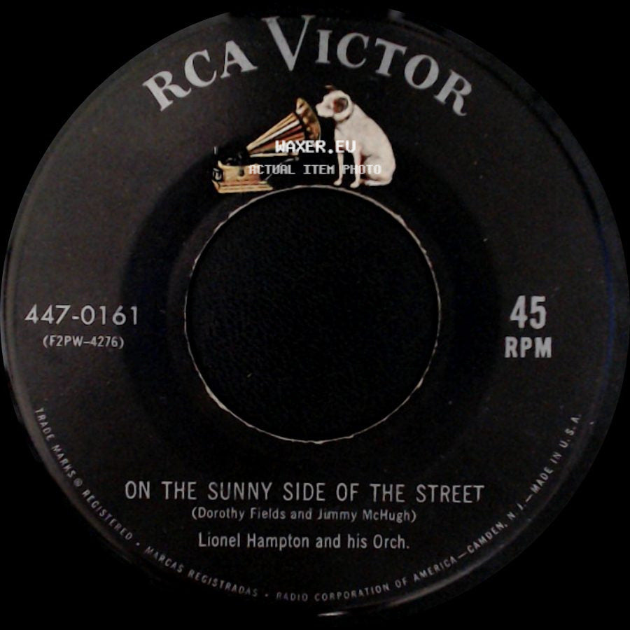 Lionel Hampton And His Orch. / Lionel Hampton And His Orchestra - On The Sunny Side Of The Street / Twelfth Street Rag side A