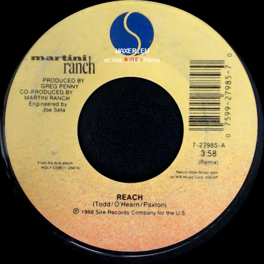 Martini Ranch / Richard Cory - Reach / Unknown Title B side A