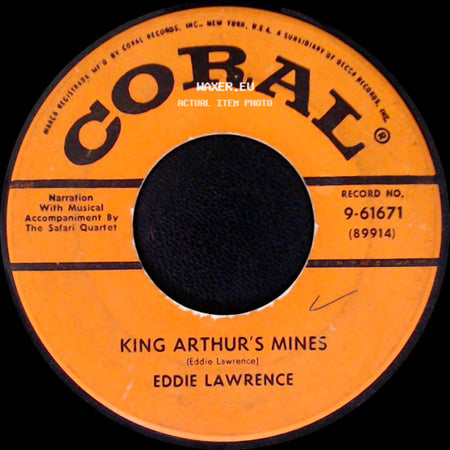 Eddie Lawrence - King Arthur's Mines / The Old Philosopher side A