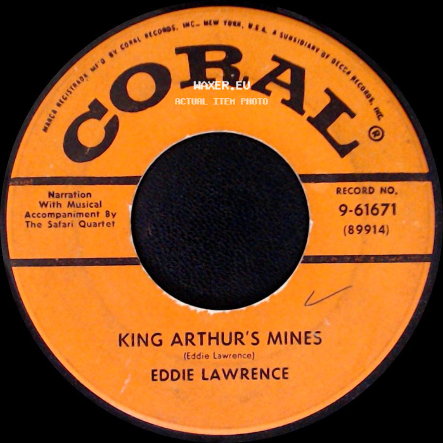 Eddie Lawrence - King Arthur's Mines / The Old Philosopher side A