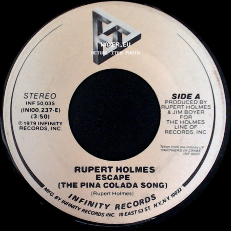 Rupert Holmes - Escape (The Pina Colada Song) / Drop It side A