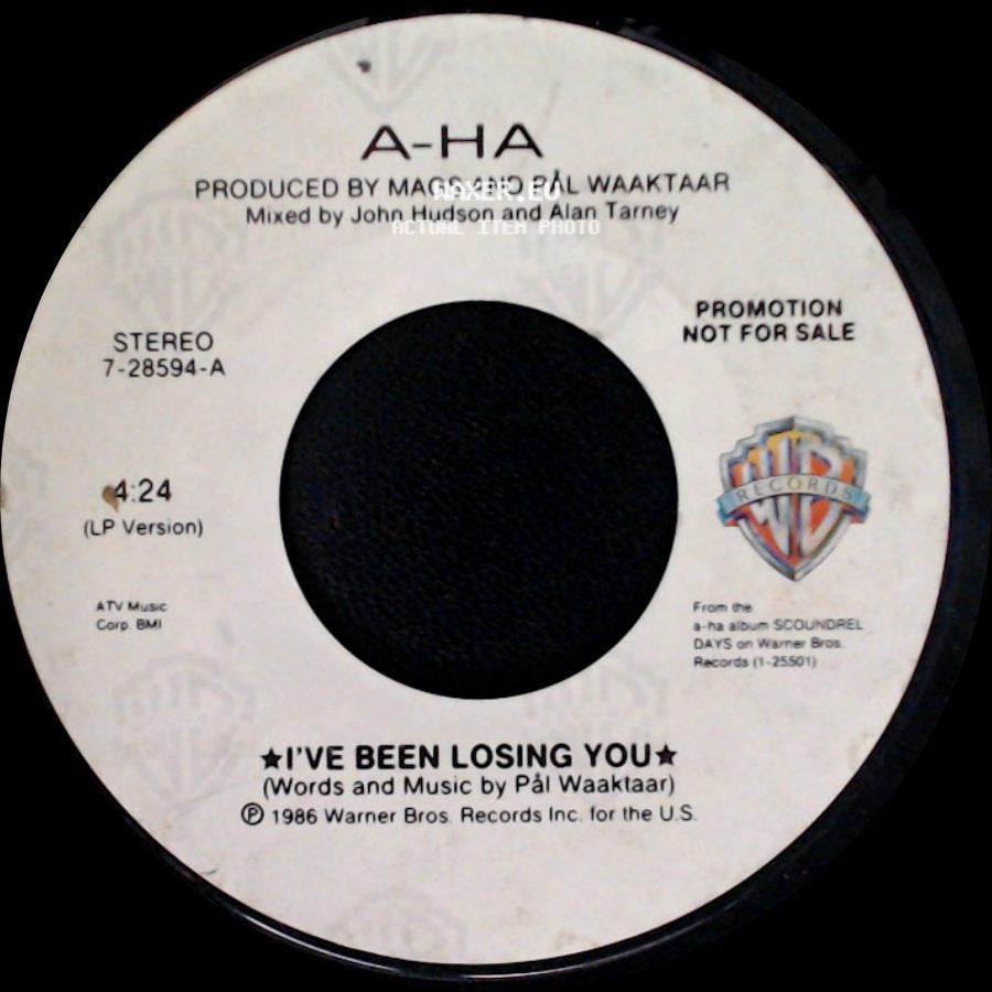 A-Ha - I've Been Losing You / I've Been Losing You side B