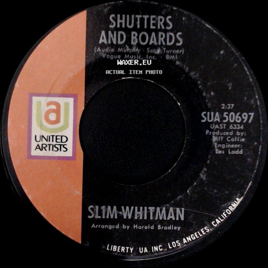 Slim Whitman - Shutters And Boards / I Pretend side A
