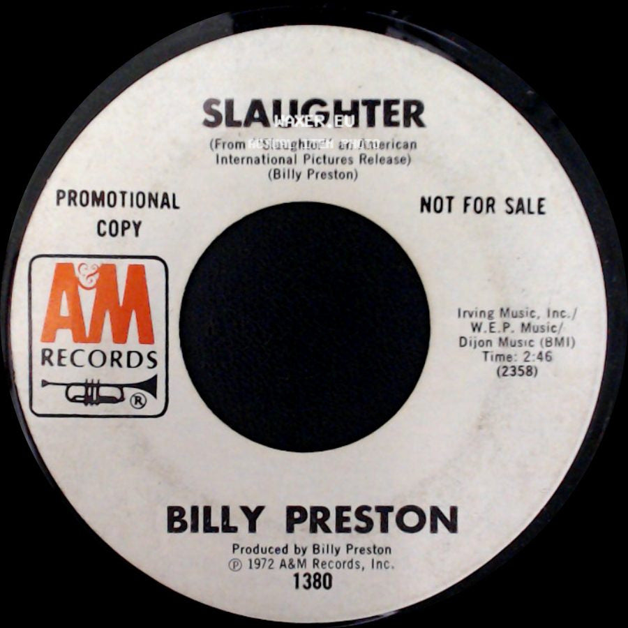 Billy Preston - Slaughter / God Loves You side A