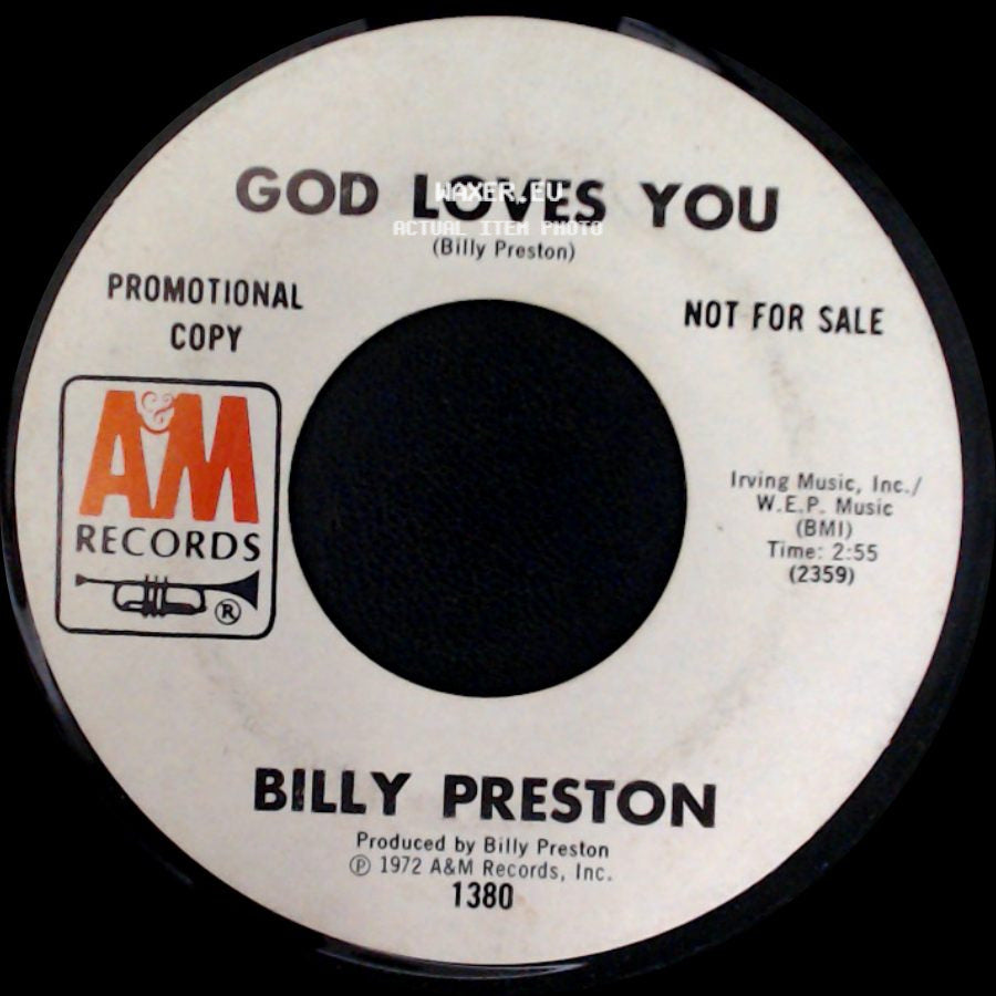 Billy Preston - Slaughter / God Loves You side B