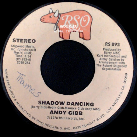 Andy Gibb - Shadow Dancing / Let It Be Me side A