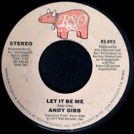 Andy Gibb - Shadow Dancing / Let It Be Me side B