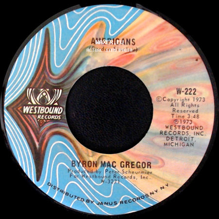 The Westbound Strings / Byron Mac Gregor - America The Beautiful / Americans side B