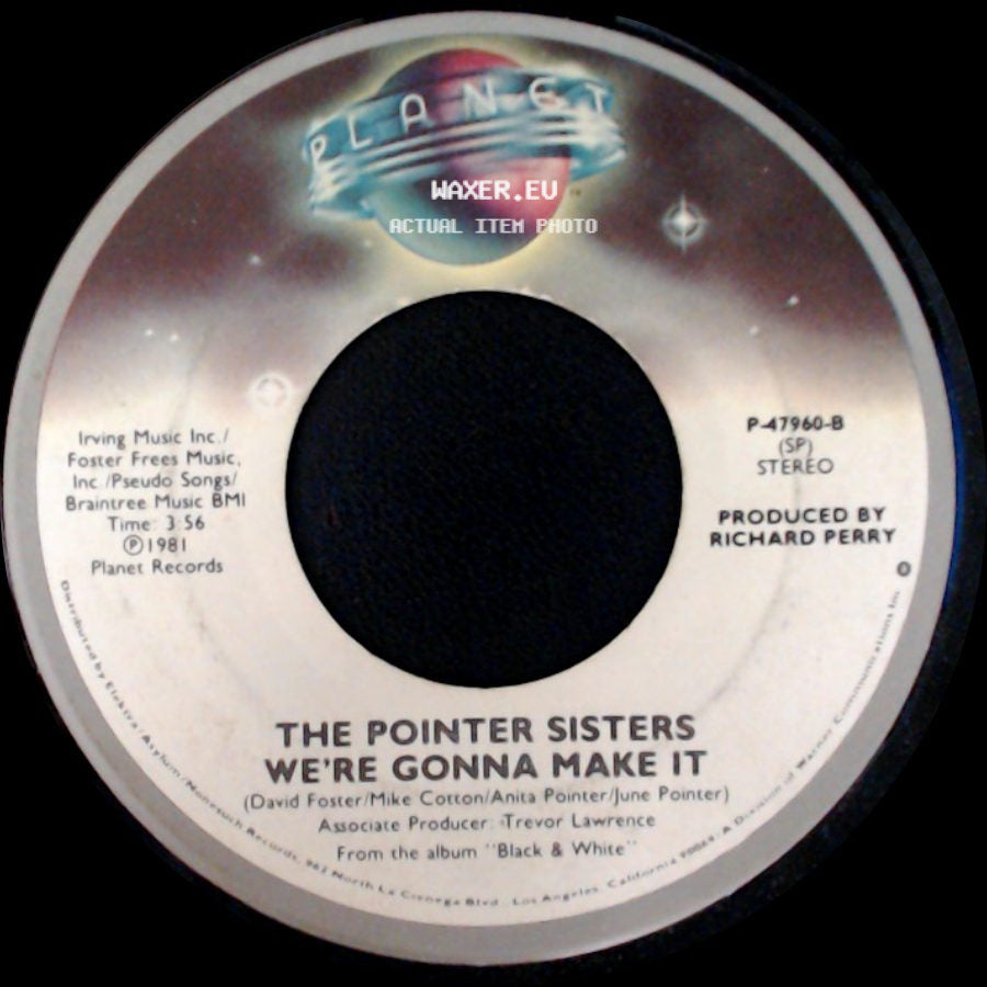 The Pointer Sisters - Should I Do It / We're Gonna Make It side B