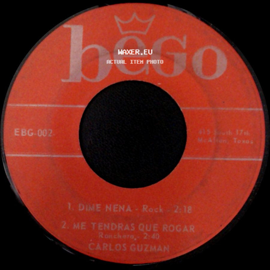 Carlos Guzman - Unknown Title A / Unknown Title B side A
