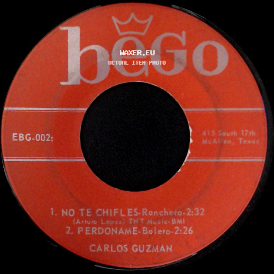 Carlos Guzman - Unknown Title A / Unknown Title B side B