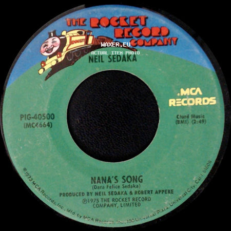 Neil Sedaka - Nana's Song / Breaking Up Is Hard To Do side A
