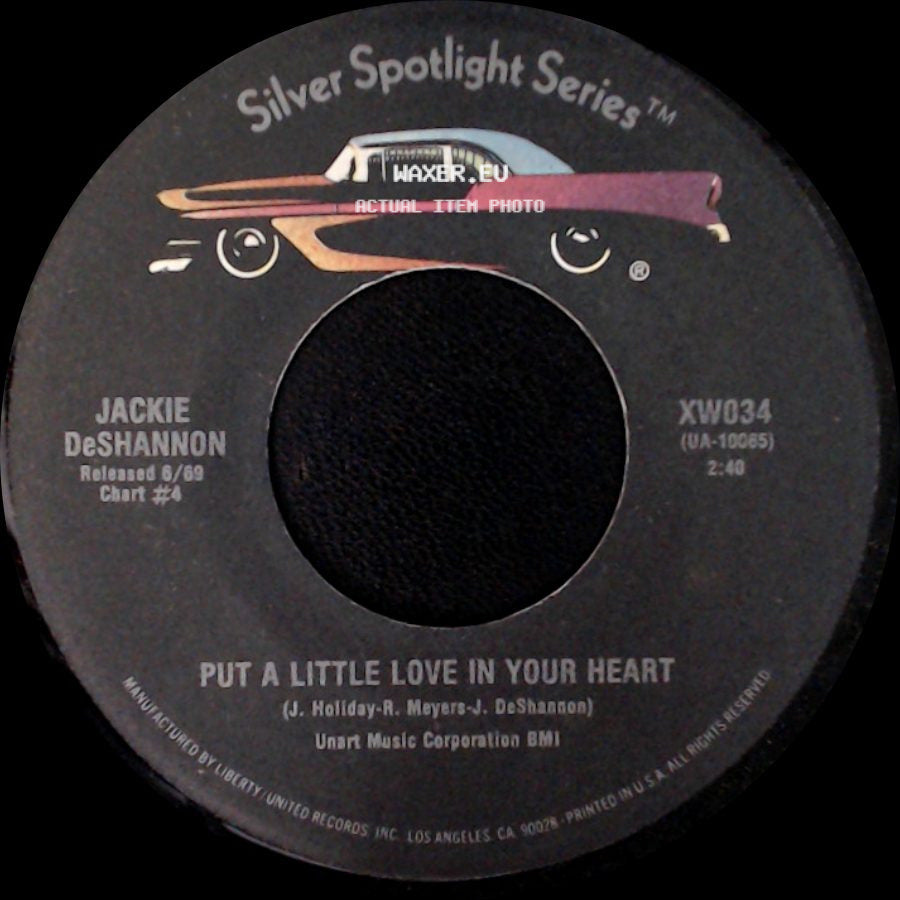 Jackie Deshannon - When You Walk In The Room / Put A Little Love In Your Heart side B