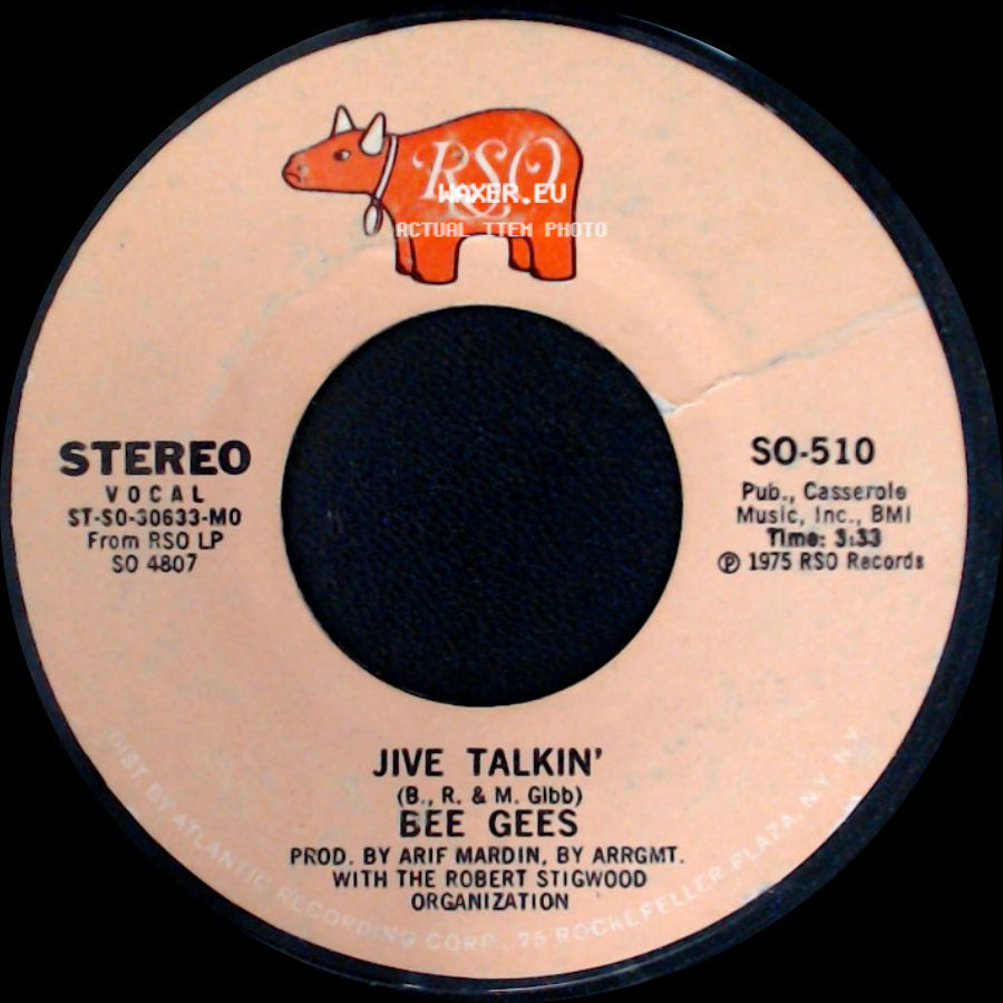 Bee Gees - Jive Talkin' / Wind Of Change side A