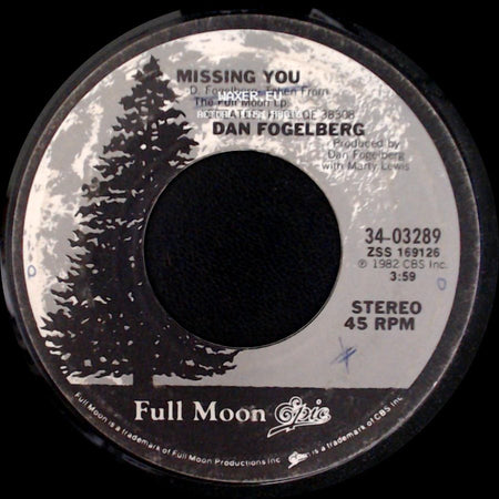Dan Fogelberg - Hearts And Crafts / Missing You side B