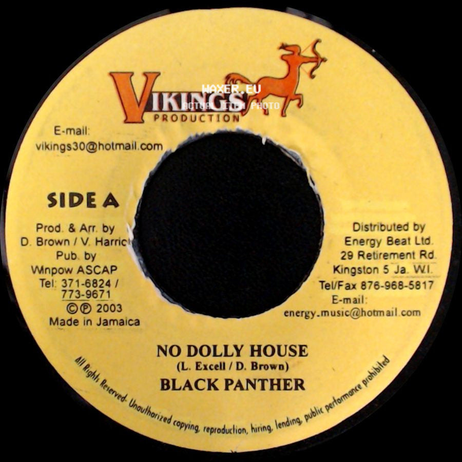 Black Panther / Turban & Robe - No Dolly House / Rhythm side A