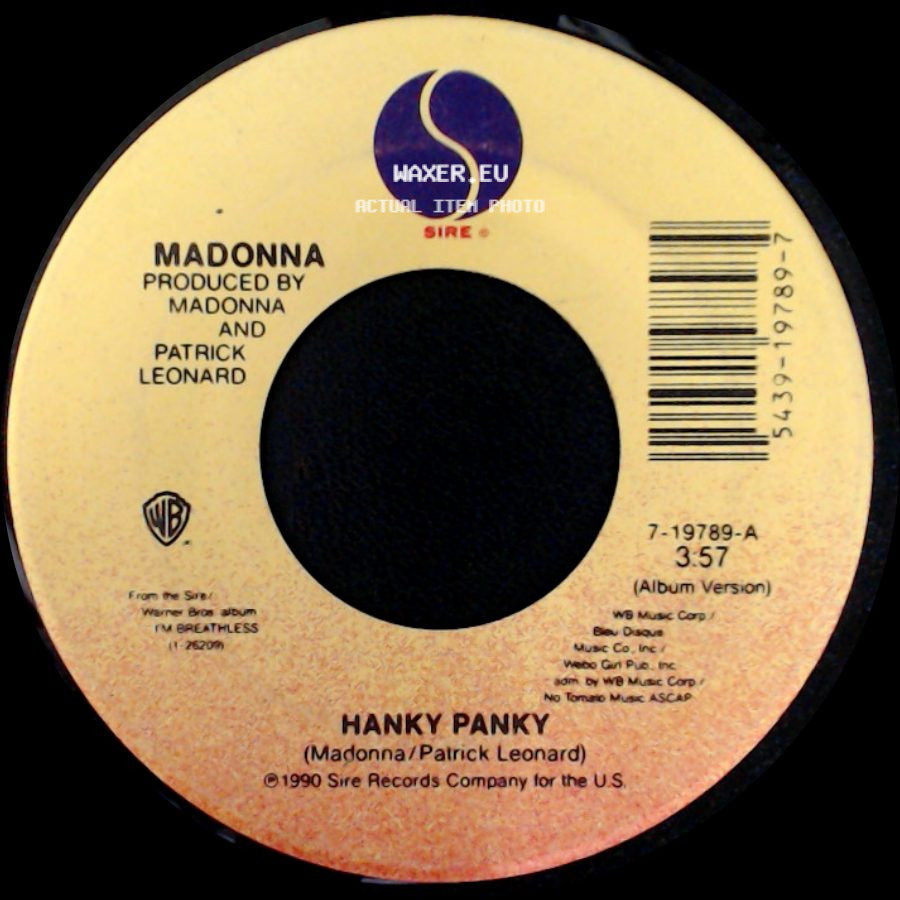 Madonna - Hanky Panky / More side A