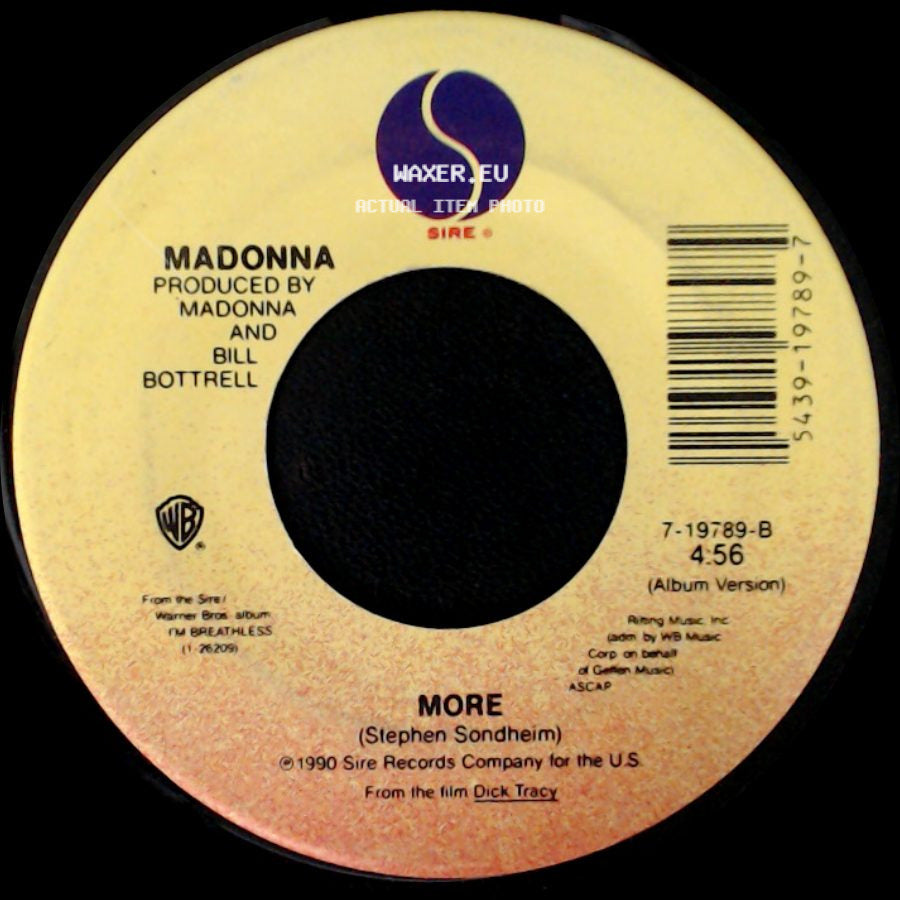 Madonna - Hanky Panky / More side B