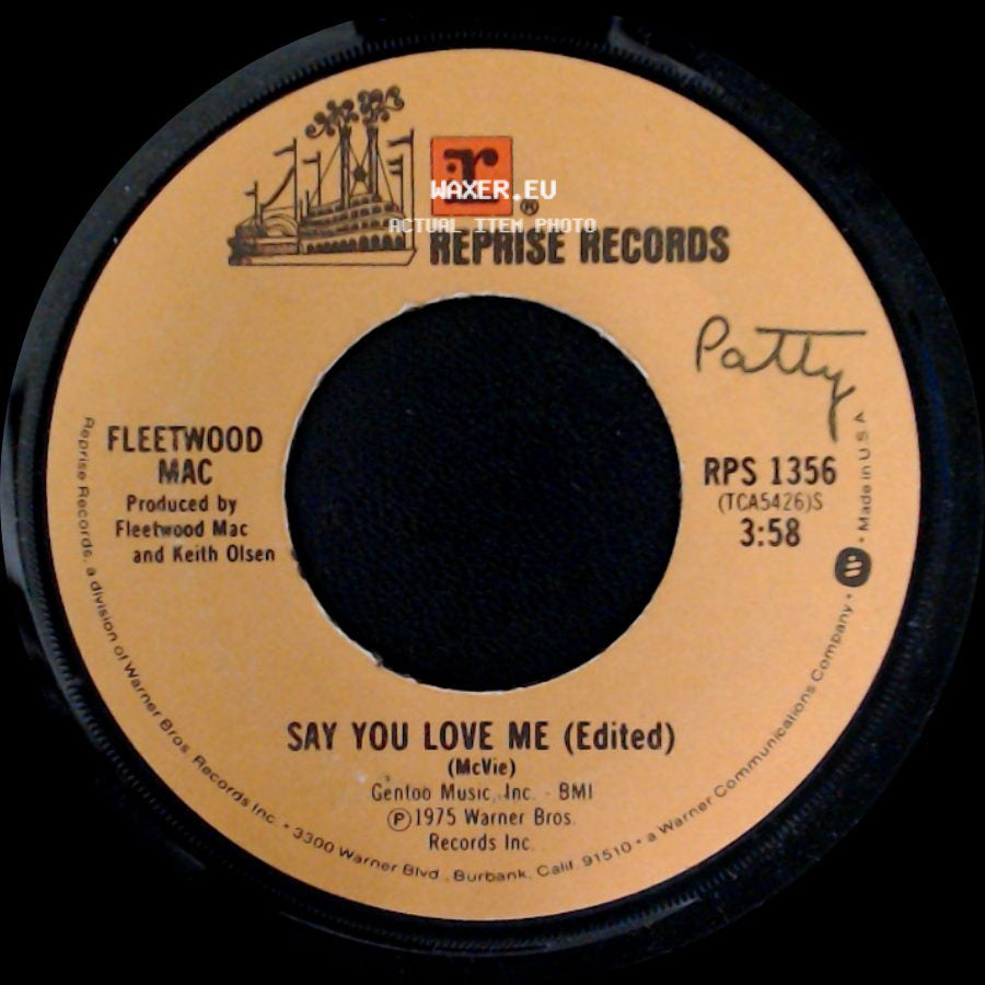 Fleetwood Mac - Say You Love Me (Edited) / Monday Morning side A