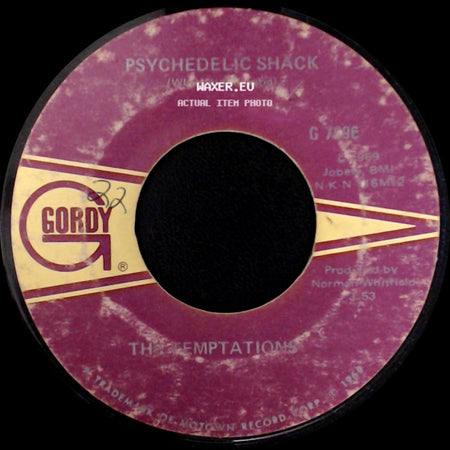 The Temptations - Psychedelic Shack / That's The Way Love Is side A