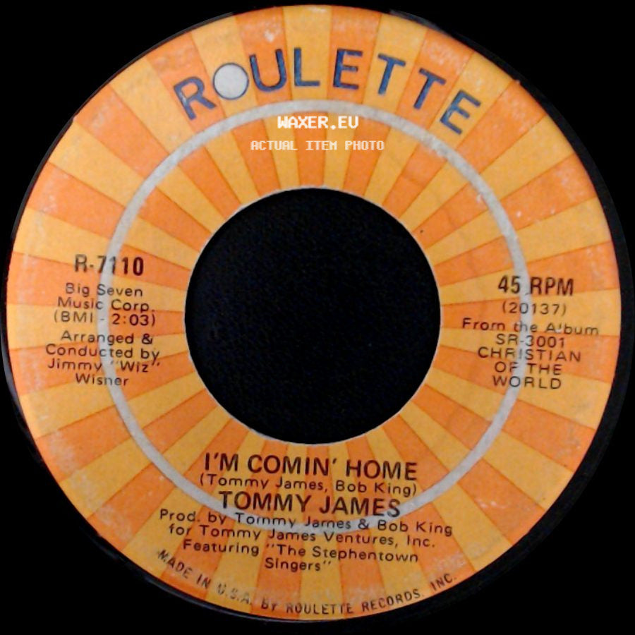 Tommy James - I'm Comin' Home / Sing, Sing, Sing side A