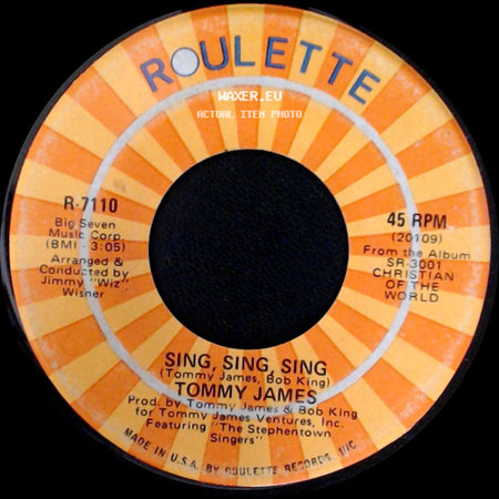 Tommy James - I'm Comin' Home / Sing, Sing, Sing side B