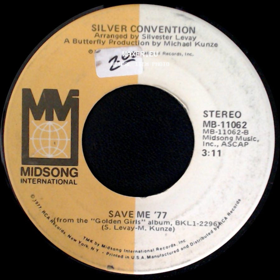 Silver Convention - Save Me '77 / Hotshot side A