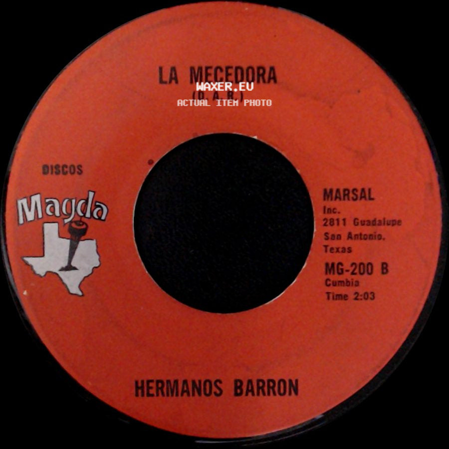 Hermanos Barron - La Mecedora (D.A.R.) / Ni En Pintura side A