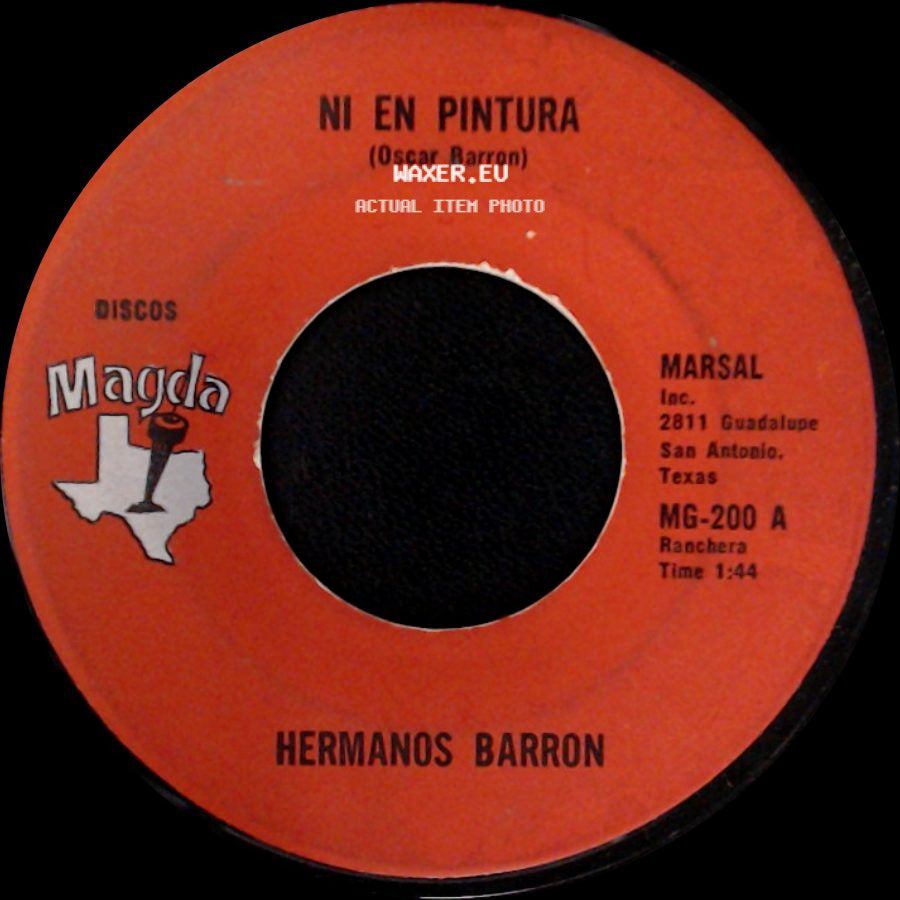 Hermanos Barron - La Mecedora (D.A.R.) / Ni En Pintura side B