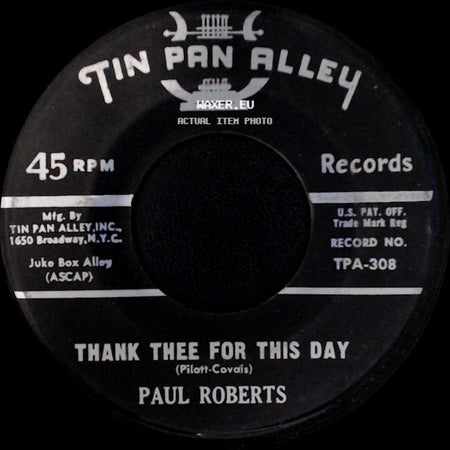 Paul Roberts - Thank Thee For This Day / Thank Thee For This Day side A