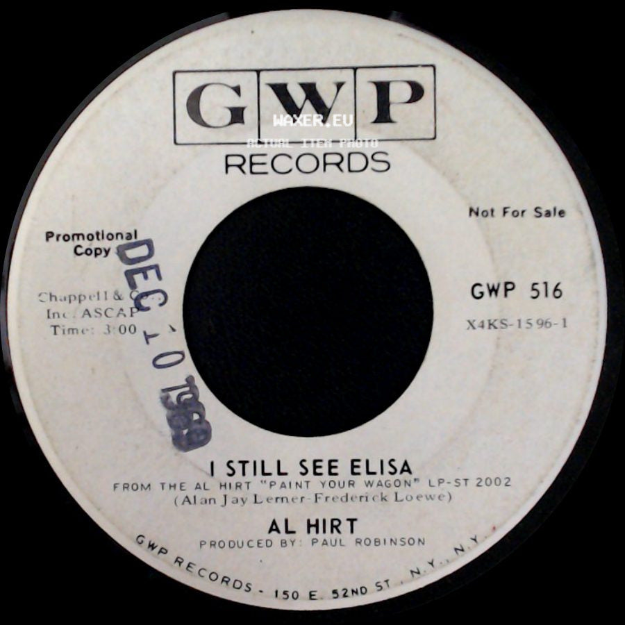 Al Hirt - I Still See Elisa / The Gospel Of No Name City side A