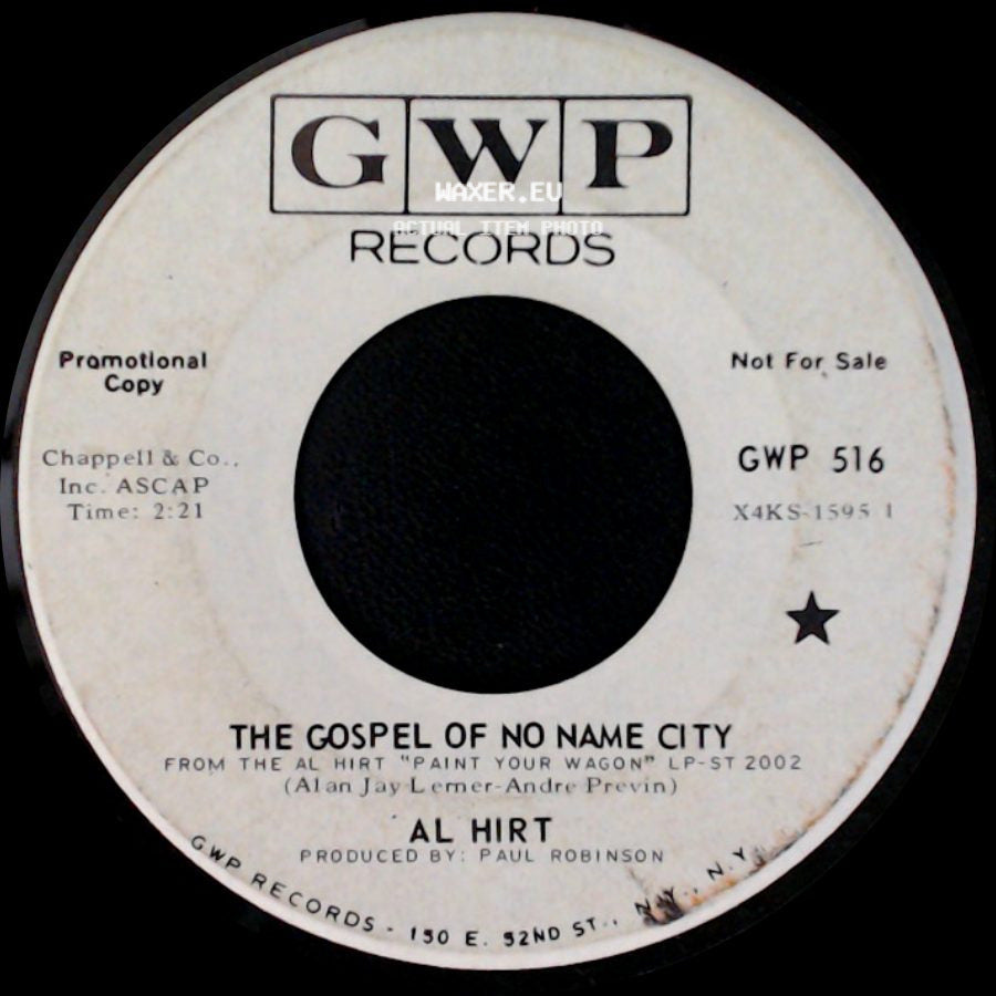 Al Hirt - I Still See Elisa / The Gospel Of No Name City side B