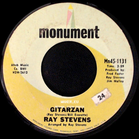 Ray Stevens - Bagpipes - That's My Bag / Gitarzan side B