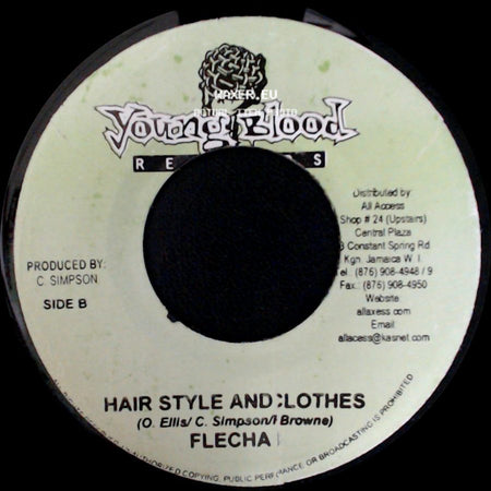 Beenie Man / Flecha - Traitor / Hair Style And Clothes side B