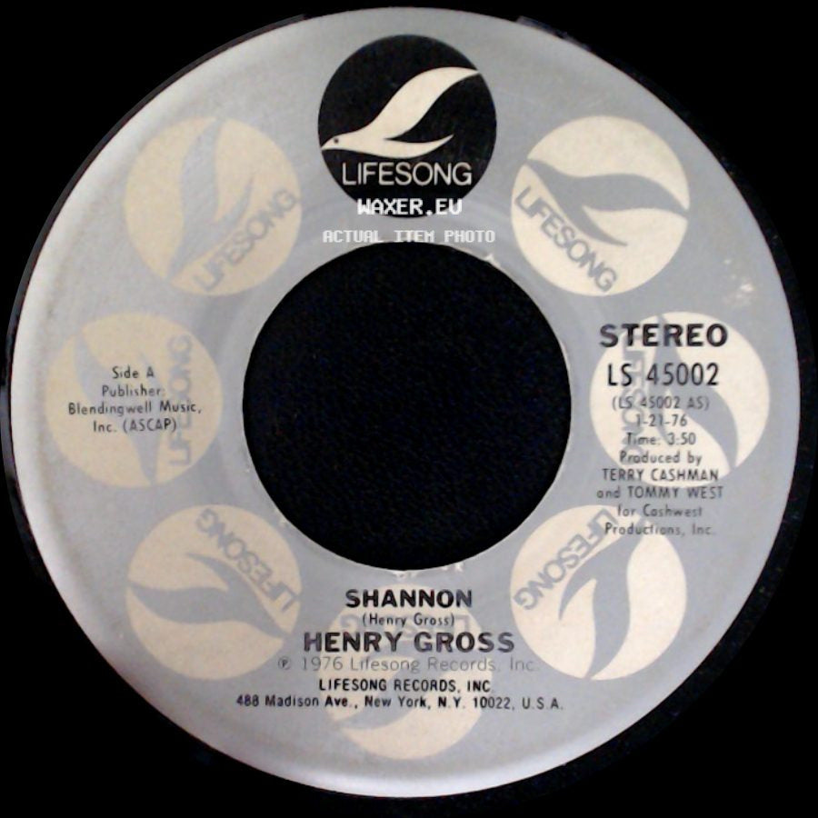 Henry Gross - Shannon / Pokey side A