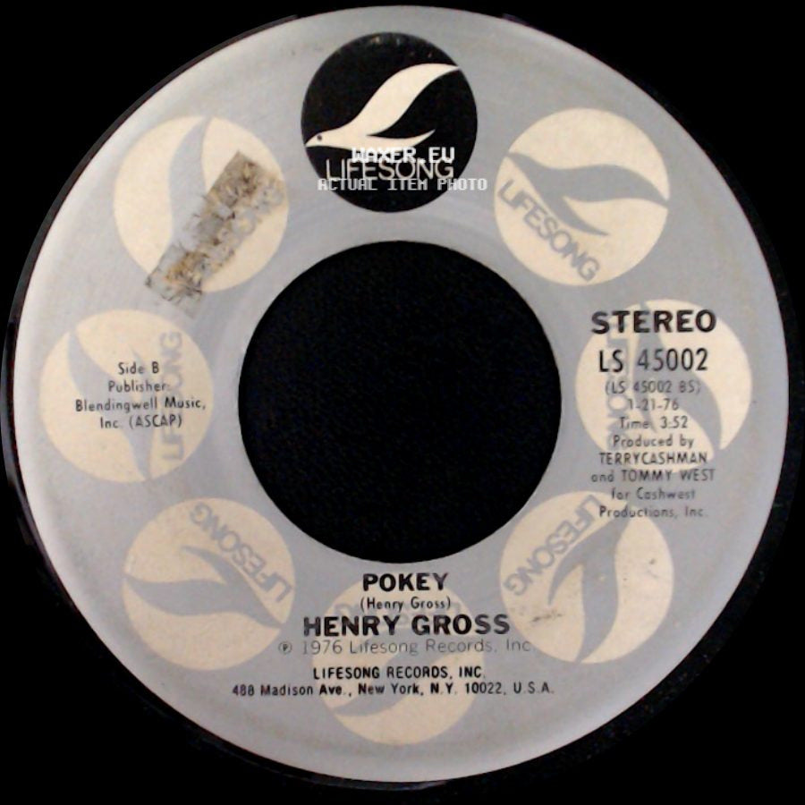 Henry Gross - Shannon / Pokey side B