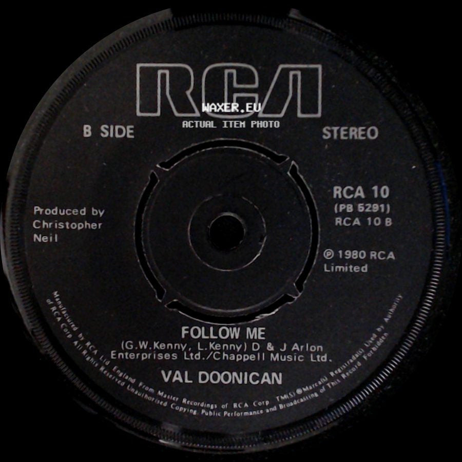 Val Doonican - French Waltz / Follow Me side B